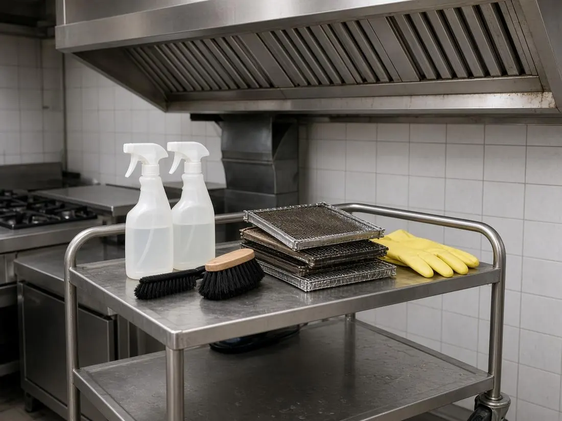 Cooker hood cleaning equipment